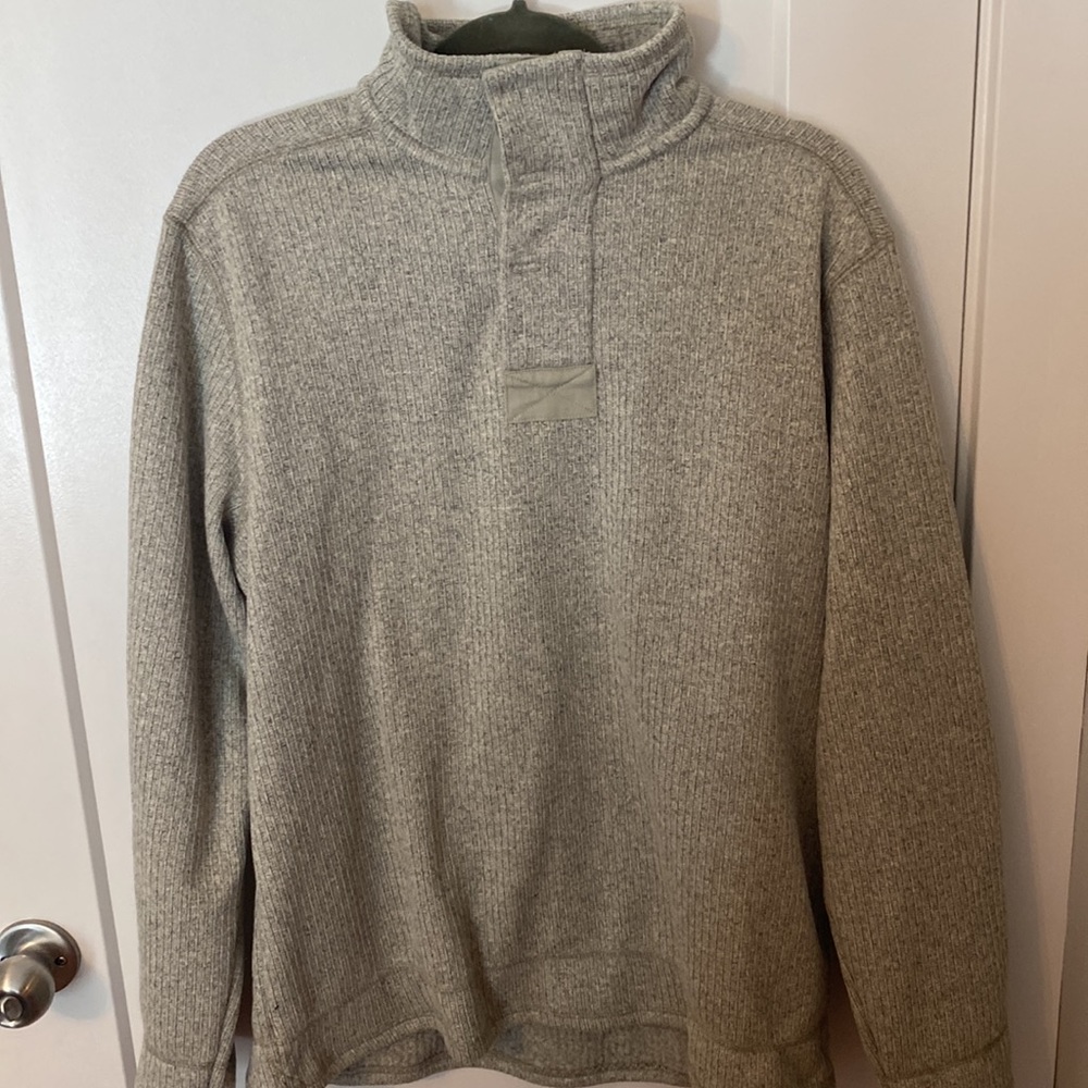 Grey Fisherman Style Sweater